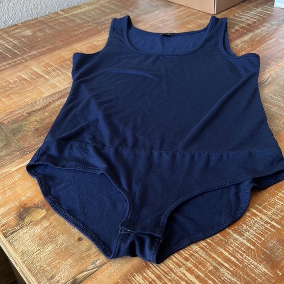 J Crew bodysuit, cotton, navy blue, small - Picture 2 of 8
